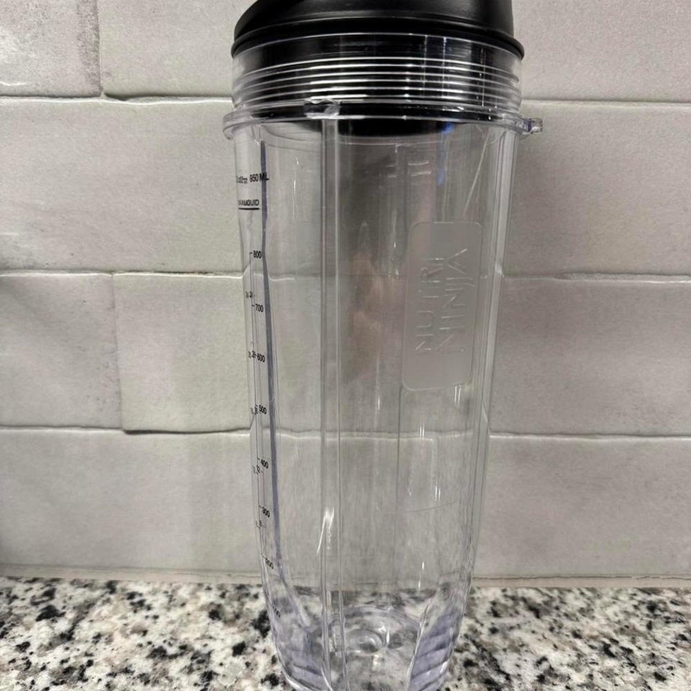 Nutri Ninja 32oz Blender Cup Replacement Part Lid Flawed Protein Shake Smoothie